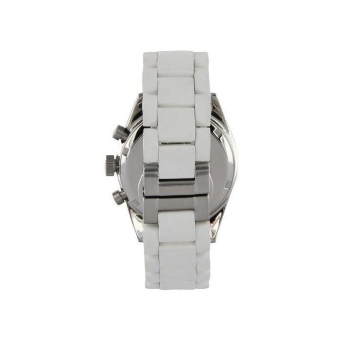 Emporio Armani Ladies White Chronograph Watch - AR5867 - Image 2